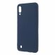 Силиконовый (TPU) чехол Deexe Matte Case для Samsung Galaxy M10 (M105) - Dark Blue