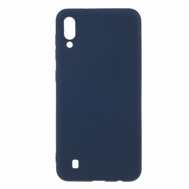 Силиконовый (TPU) чехол Deexe Matte Case для Samsung Galaxy M10 (M105) - Dark Blue