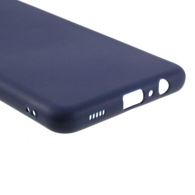 Силіконовий (TPU) чохол Deexe Matte Case для Samsung Galaxy M12 (M125) - Dark Blue