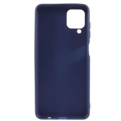 Силиконовый (TPU) чехол Deexe Matte Case для Samsung Galaxy M12 (M125) - Dark Blue