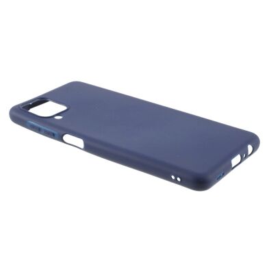 Силіконовий (TPU) чохол Deexe Matte Case для Samsung Galaxy M12 (M125) - Dark Blue