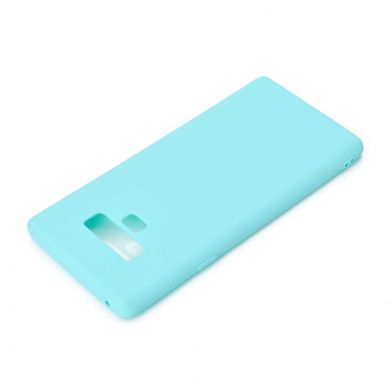 Силиконовый (TPU) чехол Deexe Matte Case для Samsung Galaxy Note 9 (N960) - Cyan