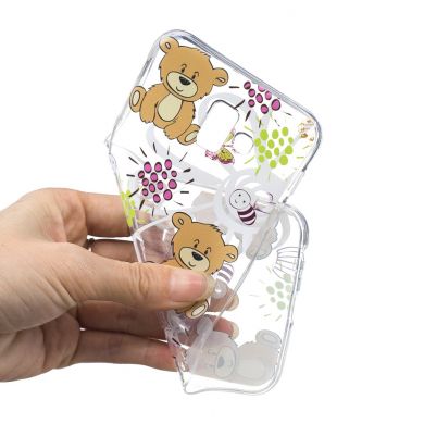 Силіконовий (TPU) чохол Deexe Pretty Glossy для Samsung Galaxy J6+ (J610) - Brown Bears