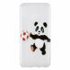 Силіконовий (TPU) чохол Deexe Pretty Glossy для Samsung Galaxy M20 - Panda Plays Football