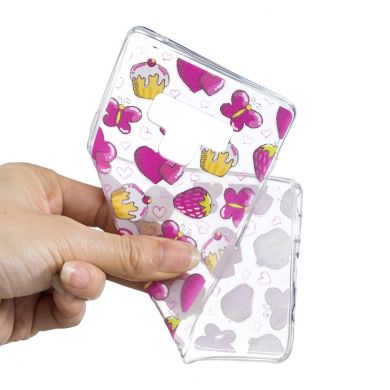 Силіконовий (TPU) чохол Deexe Pretty Glossy для Samsung Galaxy Note 9 (N960) - Cake and Strawberry