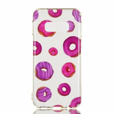 Силіконовий (TPU) чохол Deexe Pretty Glossy для Samsung Galaxy S10e (G970) - Doughnuts