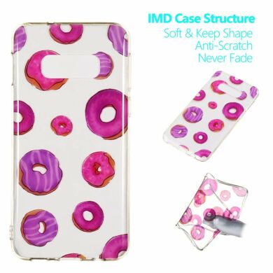 Силіконовий (TPU) чохол Deexe Pretty Glossy для Samsung Galaxy S10e (G970) - Doughnuts