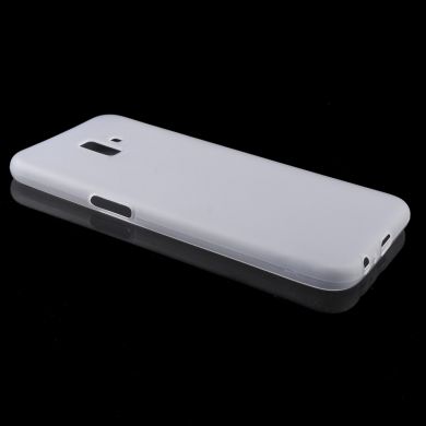 Силиконовый (TPU) чехол Deexe Soft Case для Samsung Galaxy J6+ (J610) - White