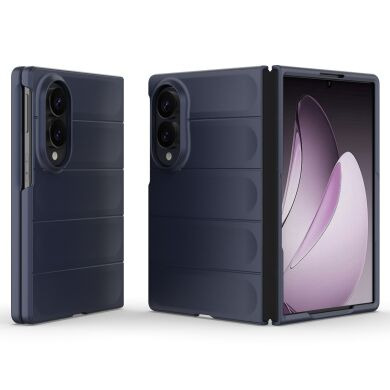 Силиконовый (TPU) чехол Deexe Terra Case (FF) для Samsung Galaxy Fold 8 - Dark Blue