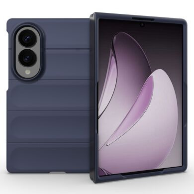 Силиконовый (TPU) чехол Deexe Terra Case (FF) для Samsung Galaxy Fold 8 - Dark Blue