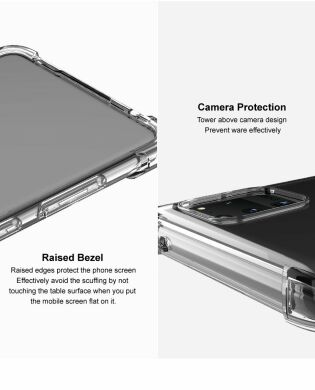 Силиконовый (TPU) чехол IMAK Airbag Case для Samsung Galaxy A71 (A715) - Metal Black