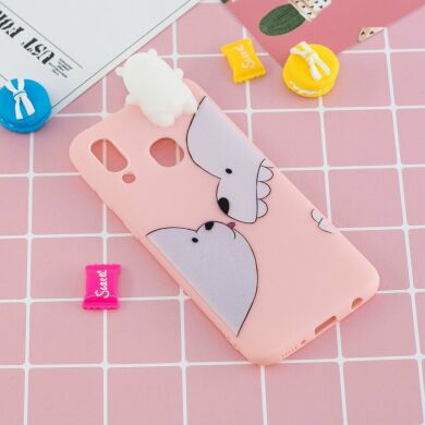 Силіконовий (TPU) чохол UniCase 3D Cartoon Pattern для Samsung Galaxy A40 (А405), Bear