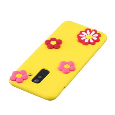 Силиконовый (TPU) чехол UniCase 3D Cartoon Pattern для Samsung Galaxy A6+ 2018 (A605) - Flower Pattern