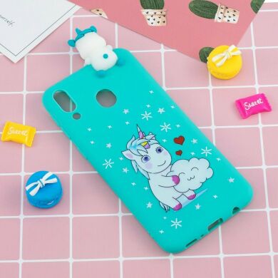 Силіконовий (TPU) чохол UniCase 3D Cartoon Pattern для Samsung Galaxy M20 (M205) - Unicorn