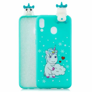 Силіконовий (TPU) чохол UniCase 3D Cartoon Pattern для Samsung Galaxy M20 (M205) - Unicorn