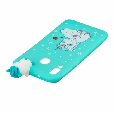 Силіконовий (TPU) чохол UniCase 3D Cartoon Pattern для Samsung Galaxy M20 (M205) - Unicorn