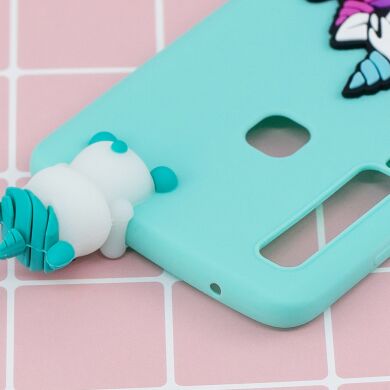 Силиконовый (TPU) чехол UniCase 3D Pattern для Samsung Galaxy A9 2018 (A920) - Two Unicorns