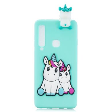 Силиконовый (TPU) чехол UniCase 3D Pattern для Samsung Galaxy A9 2018 (A920) - Two Unicorns