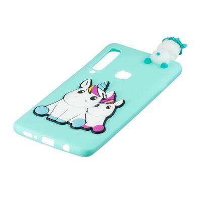 Силиконовый (TPU) чехол UniCase 3D Pattern для Samsung Galaxy A9 2018 (A920) - Two Unicorns