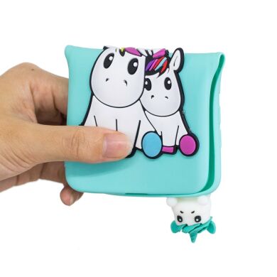 Силиконовый (TPU) чехол UniCase 3D Pattern для Samsung Galaxy A9 2018 (A920) - Two Unicorns