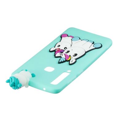 Силиконовый (TPU) чехол UniCase 3D Pattern для Samsung Galaxy A9 2018 (A920) - Two Unicorns