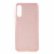 Силиконовый (TPU) чехол UniCase Glitter Cover для Samsung Galaxy A70 (A705) - Rose Gold. Фото 1 из 4