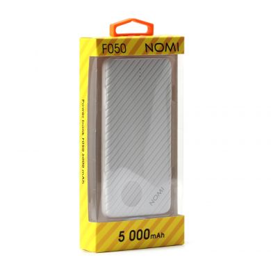 Внешний аккумулятор Nomi F050 на 5000mAh - White