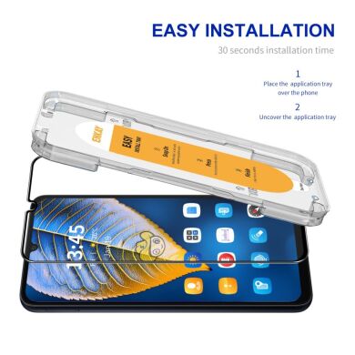 Защитное стекло ENKAY Easy Install Full Glue для Samsung Galaxy A34 (A346) - Black