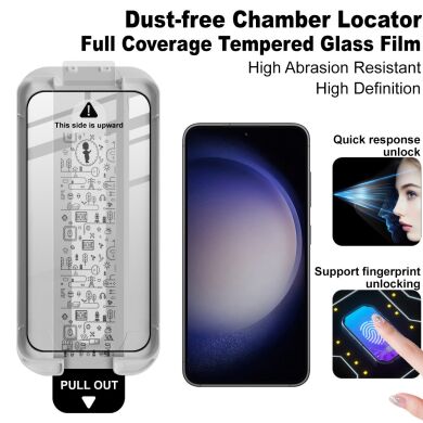 Защитное стекло IMAK Easy Install Full Glue для Samsung Galaxy S22 (S901) / S23 (S911) - Black