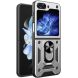 Защитный чехол Deexe Armor Shield (FF) для Samsung Galaxy Flip 6 - Silver. Фото 1 из 10