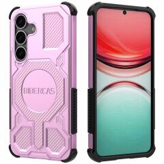 Захисний чохол Deexe Bibercas J-16 Series для Samsung Galaxy S25 (S931) - Pink