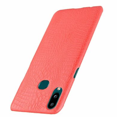Защитный чехол Deexe Croco Style для Samsung Galaxy A10s (A107) - Red