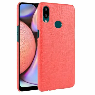 Защитный чехол Deexe Croco Style для Samsung Galaxy A10s (A107) - Red