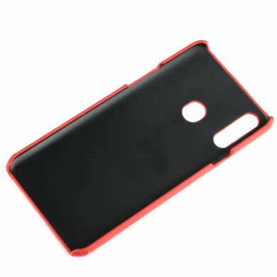 Захисний чохол Deexe Croco Style для Samsung Galaxy A20s (A207) - Red