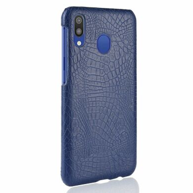 Защитный чехол Deexe Croco Style для Samsung Galaxy M20 (M205) - Blue
