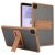 Защитный чехол Deexe Crystal Kickstand для Samsung Galaxy Tab A7 Lite (T220/T225) - Gold