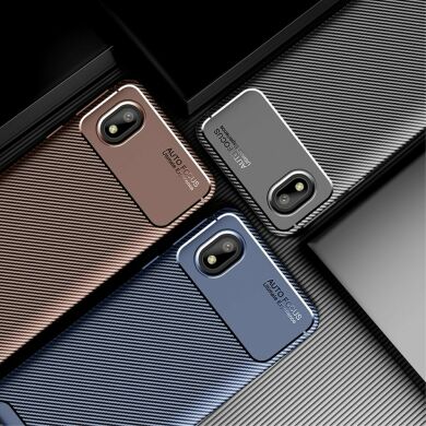 Защитный чехол Deexe Fusion для Samsung Galaxy A01 Core (A013) - Blue