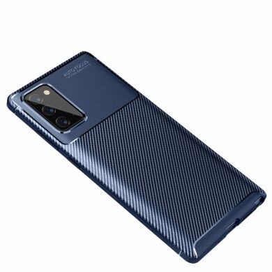 Защитный чехол Deexe Fusion для Samsung Galaxy Note 20 (N980) - Blue