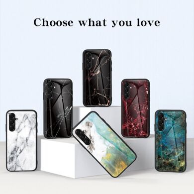 Защитный чехол Deexe Gradient Pattern для Samsung Galaxy A17 (A175) - Gold / Black