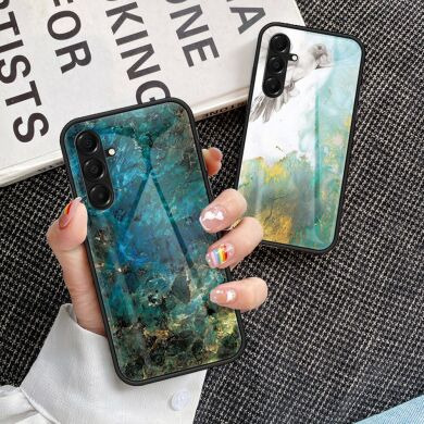 Защитный чехол Deexe Gradient Pattern для Samsung Galaxy A17 (A175) - Gold / Black