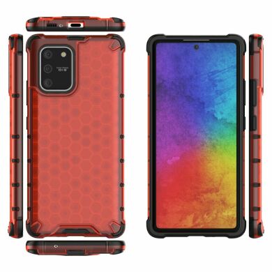 Захисний чохол Deexe Honeycomb Series для Samsung Galaxy S10 Lite (G770) - Red