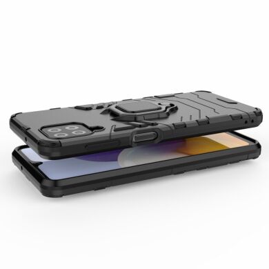 Защитный чехол Deexe Hybrid Case для Samsung Galaxy A22 (A225) - Black