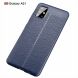 Захисний чохол Deexe Leather Cover для Samsung Galaxy A51 (A515) - Dark Blue