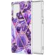 Захисний чохол Deexe Marble Pattern Samsung Galaxy S22 Ultra - Dark Purple