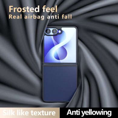 Защитный чехол Deexe Matte Skin (FF) для Samsung Galaxy Flip 8 - Transparent Black