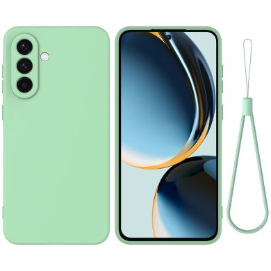 Захисний чохол Deexe Silicone Case для Samsung Galaxy A17 (A175) - Green