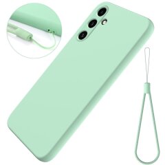 Защитный чехол Deexe Silicone Case для Samsung Galaxy M35 (M356) - Green