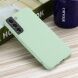 Защитный чехол Deexe Silicone Case для Samsung Galaxy S22 - Green. Фото 4 из 8