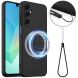 Защитный чехол Deexe Silicone Case with MagSafe для Samsung Galaxy A16 (A165) - Black. Фото 1 из 8
