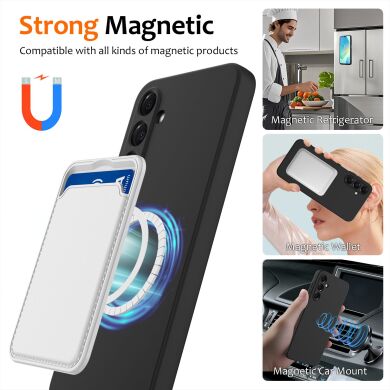 Защитный чехол Deexe Silicone Case with MagSafe для Samsung Galaxy A16 (A165) - Black